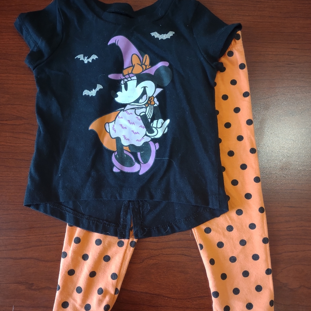 Minnie Mouse Halloween toddler outfit